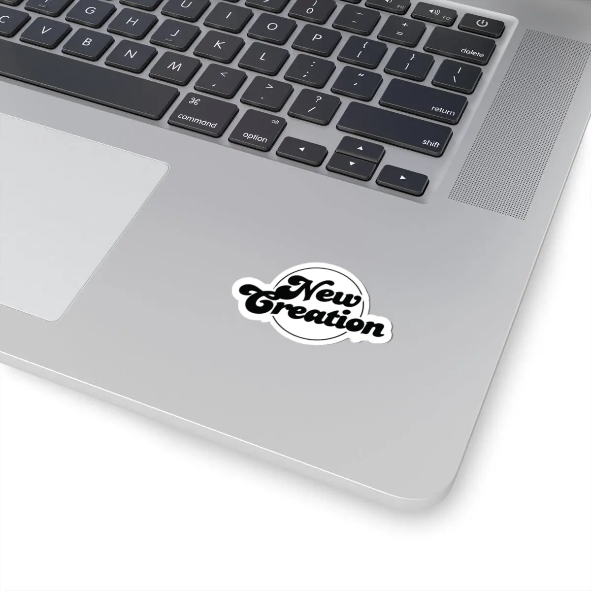 New Creation Retro Sticker - Christian Vinyl Decal for Laptops, Water Bottles, and More Printify