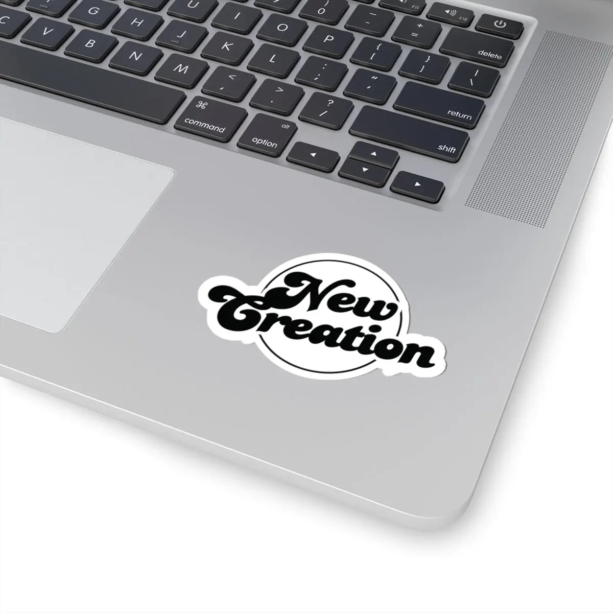 New Creation Retro Sticker - Christian Vinyl Decal for Laptops, Water Bottles, and More Printify